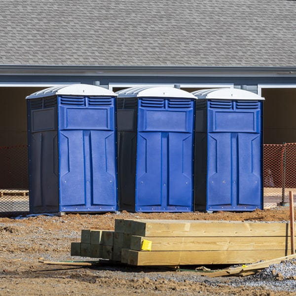 are there any restrictions on where i can place the portable restrooms during my rental period in Newburg